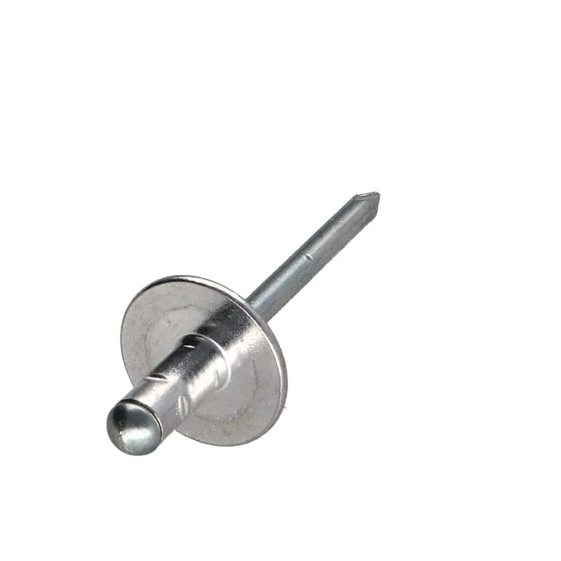 1 x Rivet aveugle Aluminium Tige acier 4.8X10 Tête large Multi-serrage POLYGRIP
