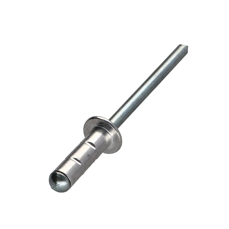 1 x Rivet AC/TIGE Acier brut 4X10 Tête PLA Multi-serrage POLYGRIP