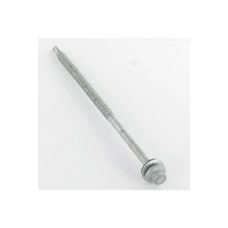 1 x Vis autoperceuse Tête hexagonale TH 6.5X150 Rondelle Forte tenue à la corrosion Acier galvanisé à chaud