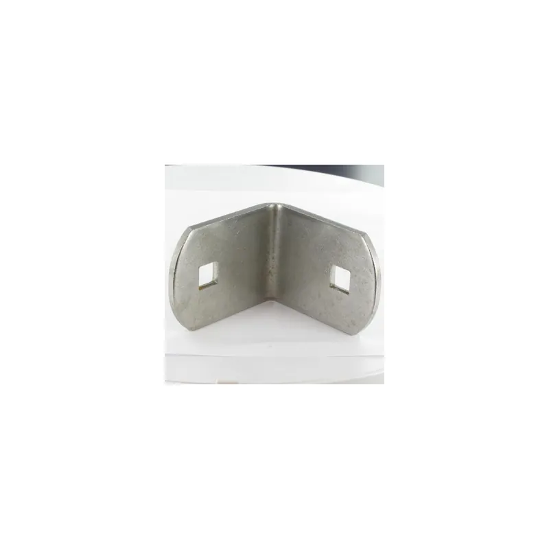 1 x Equerre 66X66X50 Epaisseur 4 Trous Carrés 11X11 Inox A2