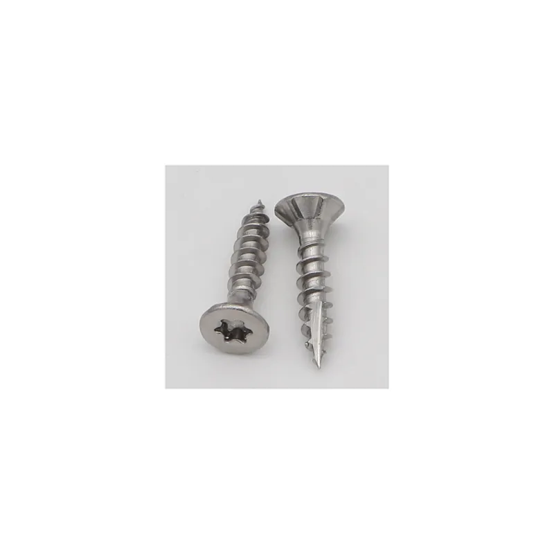 1 x Vis bois TEKOR Inox A2 Tête fraisée Cranté TORX T25 5X20 Filetage total Pointe antifendage type 17