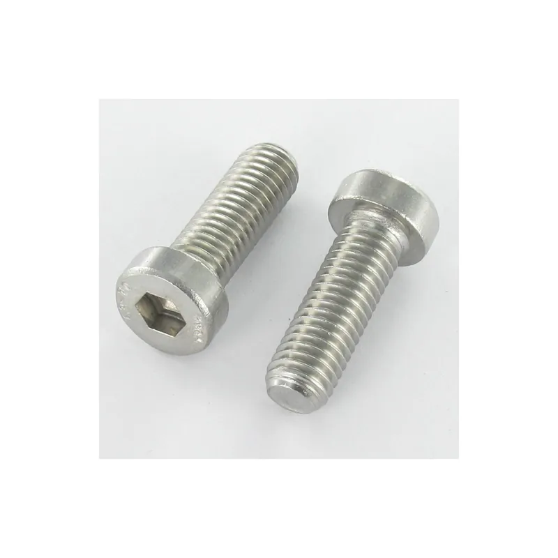 1 x Vis métaux CHC BTR Tête basse Clé de 5 HC5 M8X40 Filetée sur 22 Inox A2
