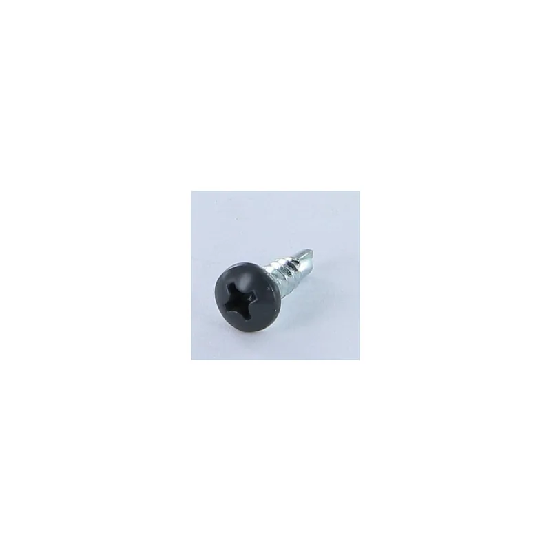 1 x Vis autoperceuse Tête cylindrique bombée TCB Phillips 3.9X13 Acier zingué RAL7016 gris anthracite
