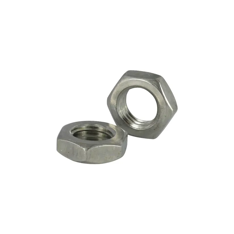 1 x Ecrou Hexagonal HU Pas Gauche M12 Inox A2