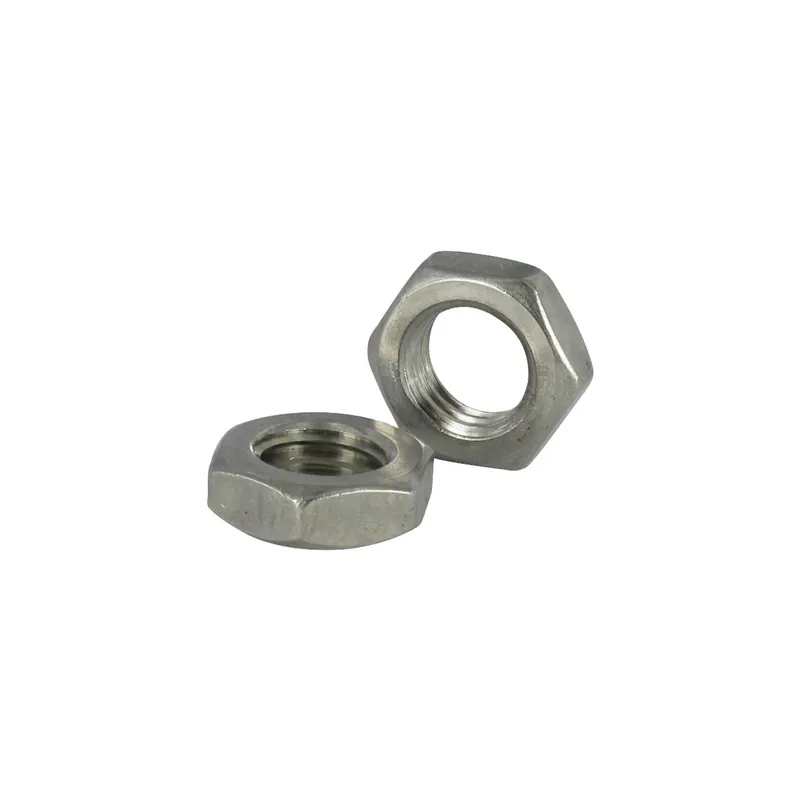 1 x Ecrou hexagonal bas hm/contre Ecrou Pas Gauche M8 Inox A2