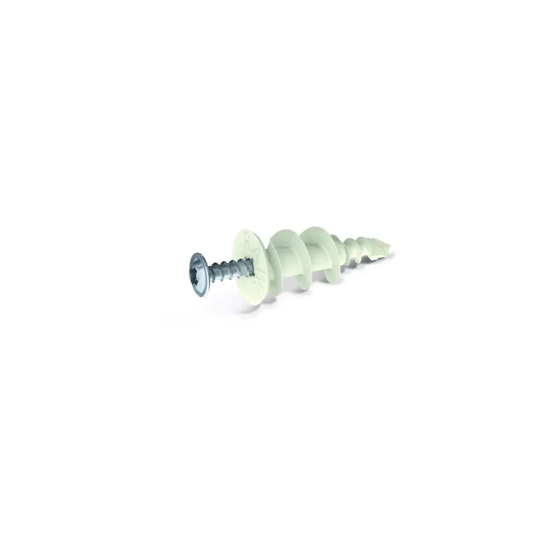 1 x Cheville Nylon Auto-perceuse autoforeuse 14X32 Avec Vis Acier zingué
