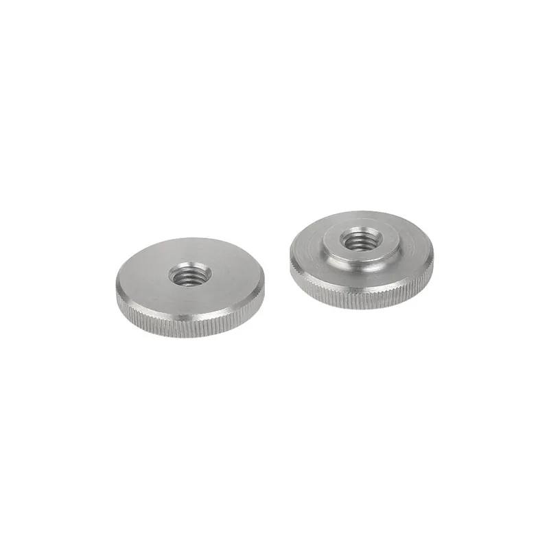 1 x Ecrou MOLETES Type bas M2.5 Inox A1