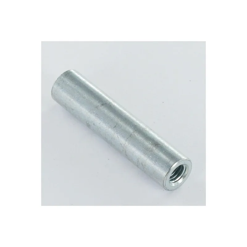 1 x Manchon Cylindrique M10X40 Diamètre Extèrieur 13 Acier zingué