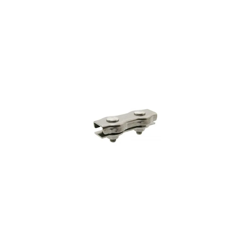 1 x Serre cable plat double Inox A4 Diamètre 10