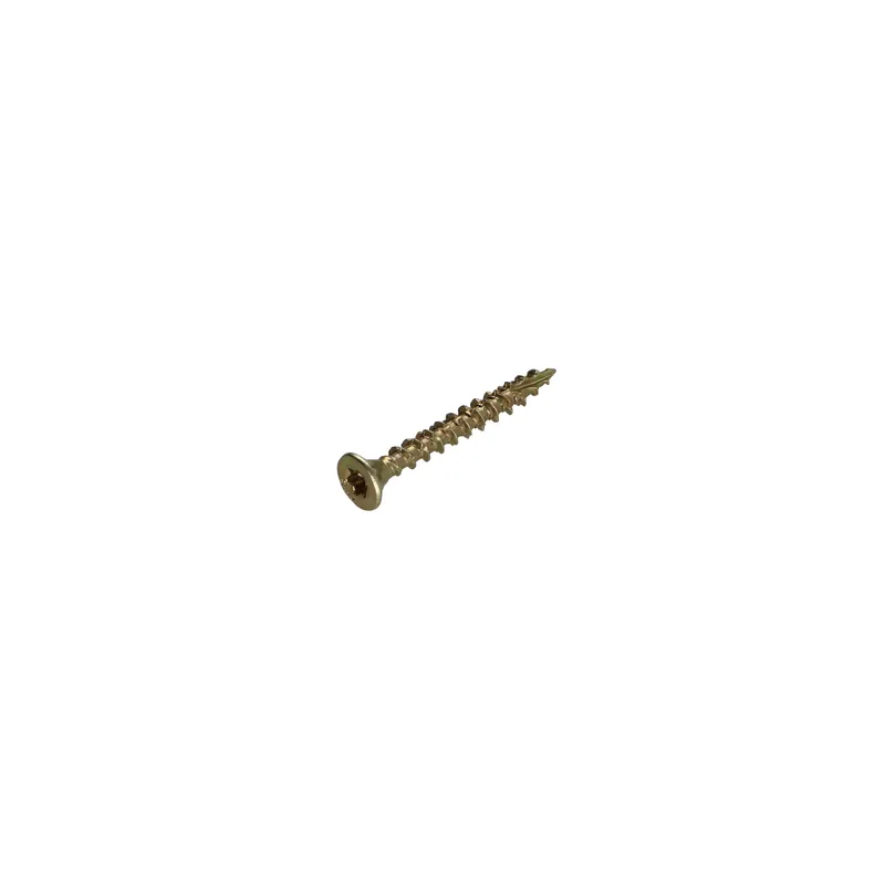 1 x Vis bois TEKOR Tête fraisée Cranté 4X35 Filetage total TORX T20 ZBCR3+ Pointe antifendage type 17