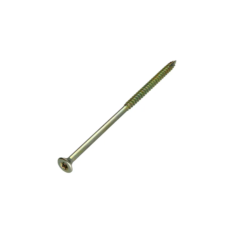 1 x Vis bois TEKOR Tête fraisée Cranté 6X140 Filetée sur 70 TORX T30 ZBCR3+ Pointe antifendage type 17