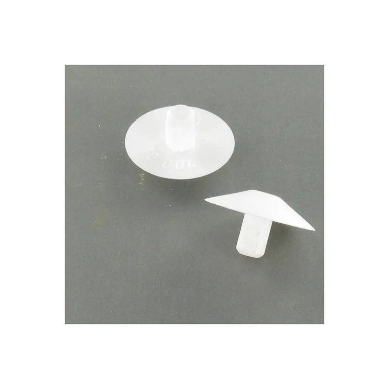 1 x Bouchon Diamètre du corps 5 Diamètre de tête 20 Longueur sous tête 7.5 Polyéthylène blanc