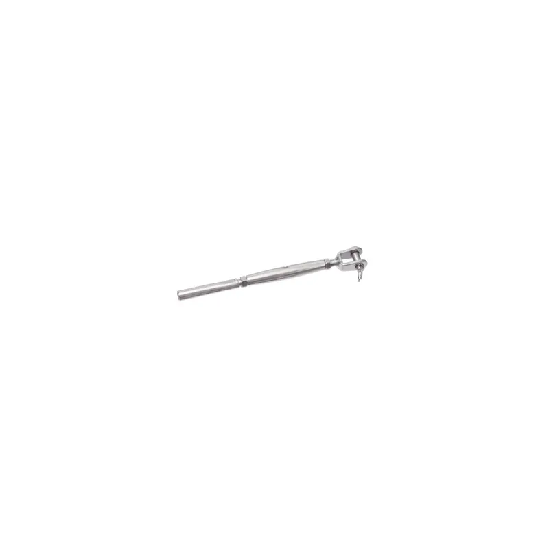 1 x Ridoir à chape soudé embout à sertir Inox A4 pour câble de Diamètre 2.5