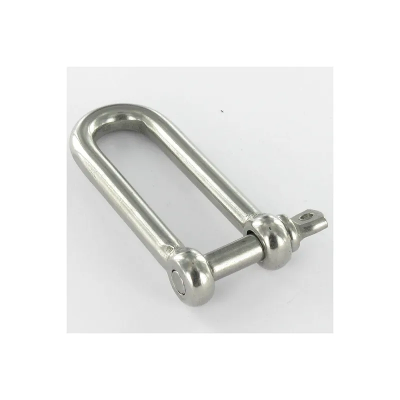 1 x Manille Droite Longue Forgée Inox A4 Diamètre 10