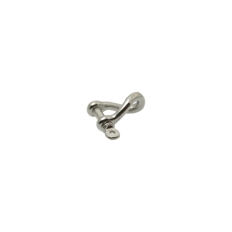 1 x Manille TORSE Forgée Inox A4 Diamètre 12