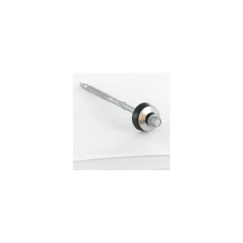 1 x Vis autoperceuse Tête hexagonale TH 6.5X150 Forte tenue à la corrosion Acier galvanisé à chaud Rondelle