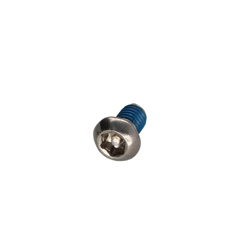 1 x Vis métaux Inox A2 Inviolable Tête bombée TORX T30 avec téton M6X10+ Frein filet