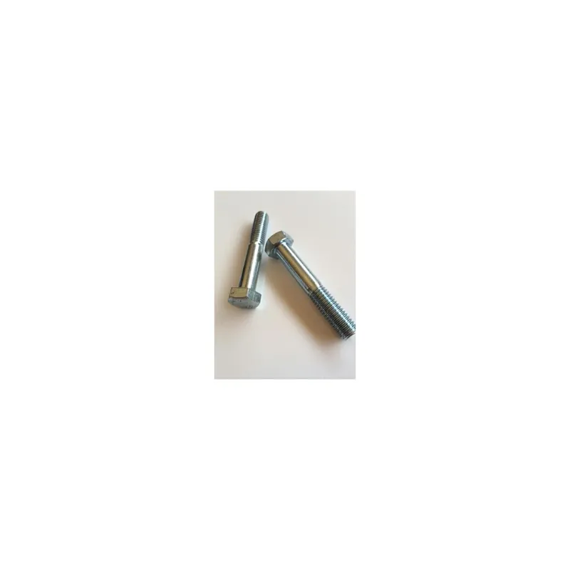 1 x Corps de boulon filetage partiel Tête hexagonale TH M10X40 Classe 10.9 Pas fin Pas de 100 Acier zingué