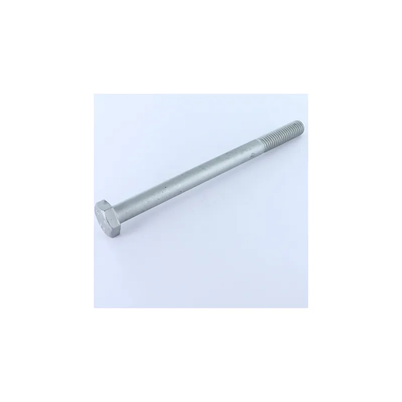 1 x Corps de boulon filetage partiel Tête hexagonale TH M10X120 Classe 8.8 Acier brut Géomet 500A