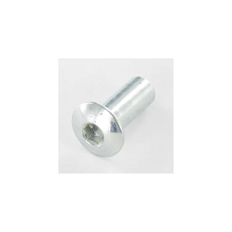 1 x Ecrou Relieur Tête bombée Clé de 5 HC5 M6X16.5 8X20 Acier zingué