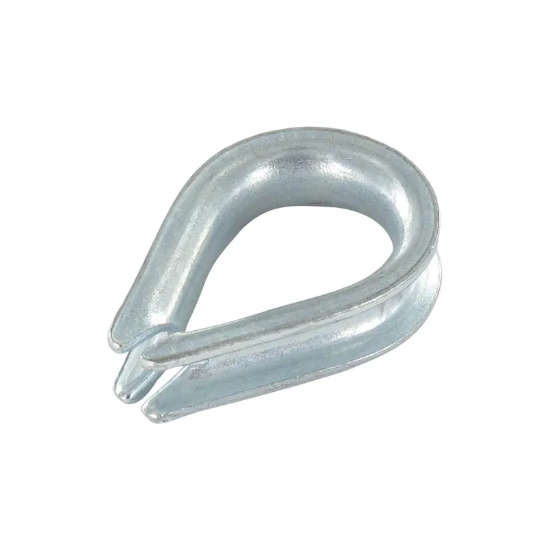 1 x Cosse coeur LEGERE Pour Câble De 5 Acier zingué