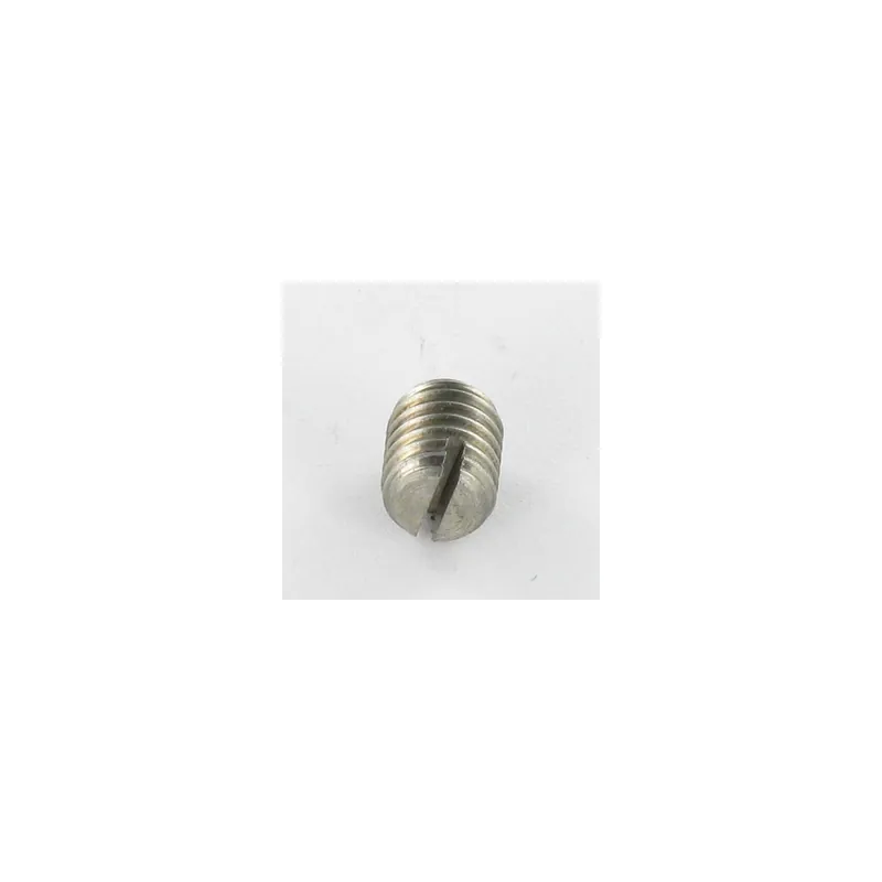 1 x Vis métaux Sans tête Fendue Bout téton Plate M1.6X4 Inox A2 microvis