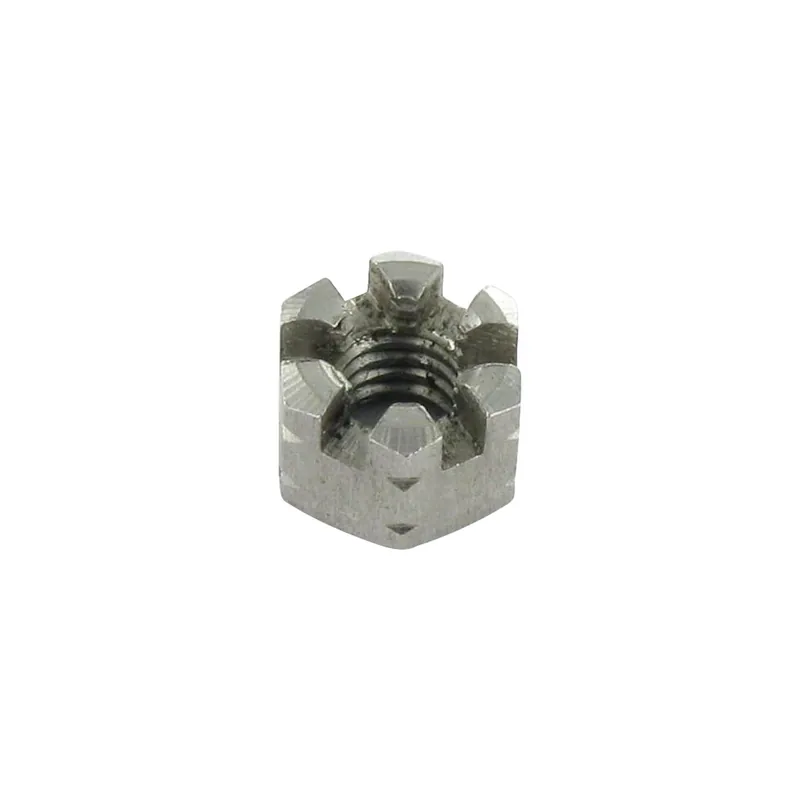 1 x Ecrou hexagonale à CRENEAUX Inox A4 M18