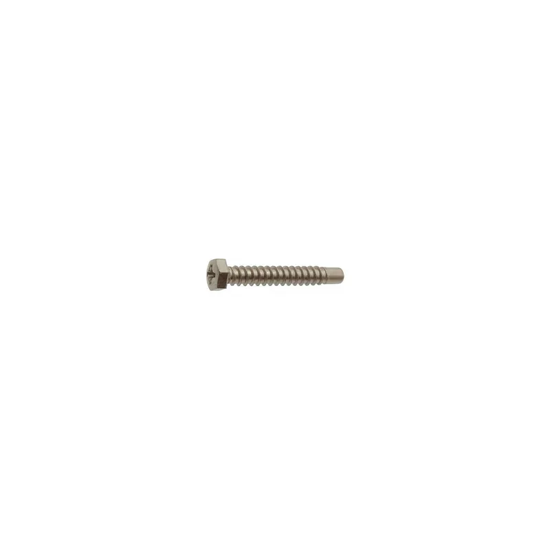 1 x Vis tôle Tête hexagonale TH Pozi Bout pilote Inox A2 5.5X45 Filetée sur 40