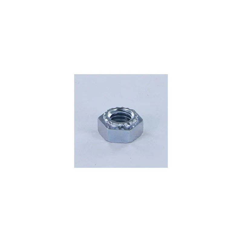 1 x Ecrou à tole Hexagonal Acier zingué M2.5 Epaisseur tole 2
