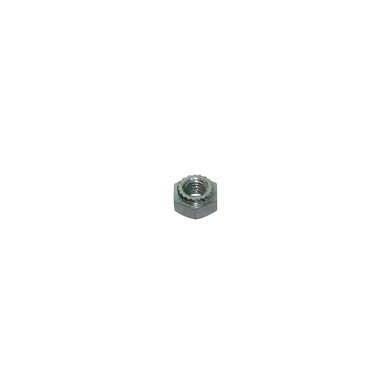 1 x Ecrou à tole Hexagonal M12 Inox A2 Noir Epaisseur tole 3