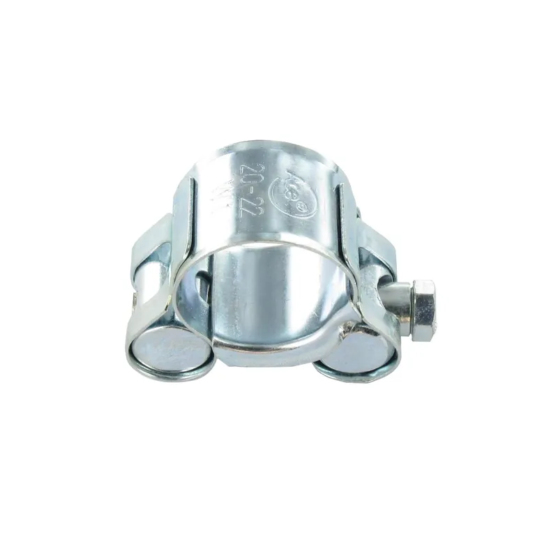 1 x Collier à tourillons pour tuyau épais et arme Acier zingué W1 Diamètre 56 à 59