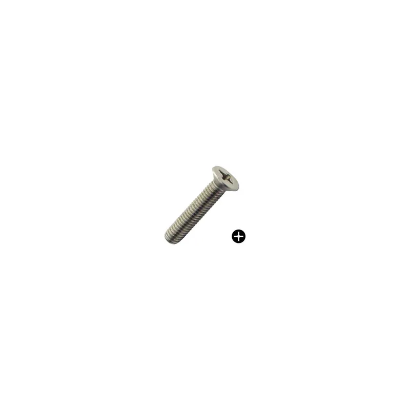 1 x Vis autotaraudeuse Filet Métaux Tête fraisée Phillips Acier zingué 1.4X6 microvis