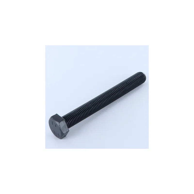 1 x Vis métaux Tête hexagonale TH M12X100 Filetage total Classe 8.8 Pas fin Pas de 125 Acier brut