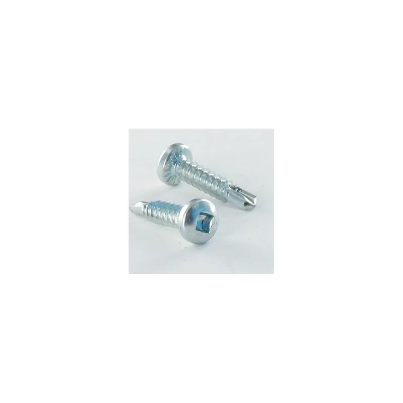 1 x Vis autoperceuse Tête cylindrique TC EMP Carré Empreinte carré 2 4.2X38 Acier zingué