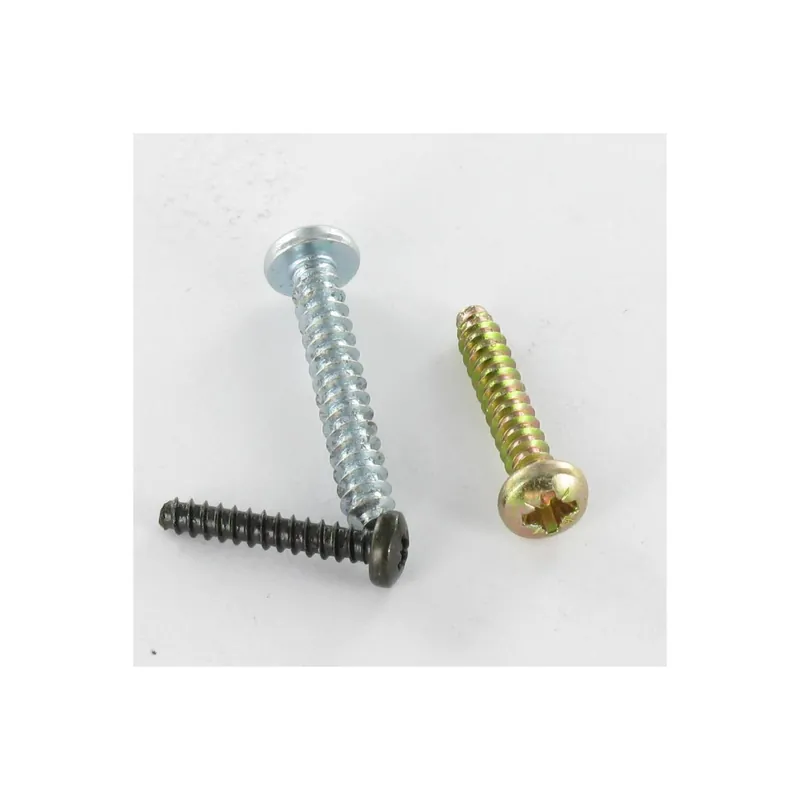 1 x Vis tôle tête cylindrique bombée large Pozi 4.8X25 Acier zingué Sans pointe