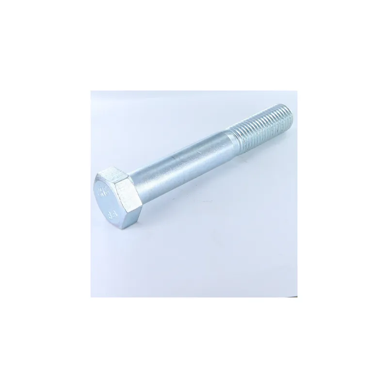 1 x Corps de boulon filetage partiel Tête hexagonale TH M27X160 Filetée sur 44 Classe 8.8 Acier zingué