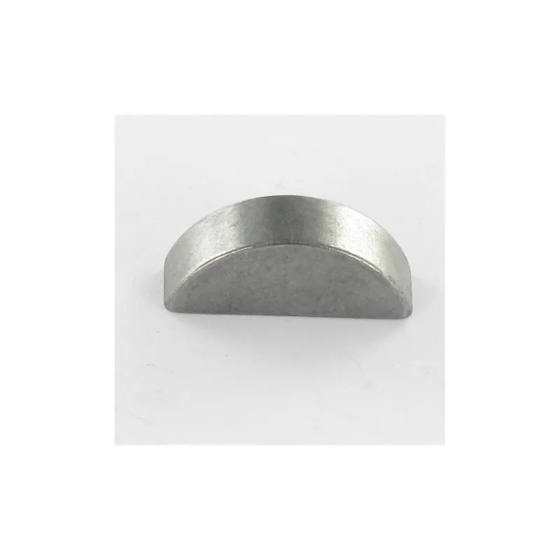 1 x Clavette disque demie lune Acier brut 5X10 Longueur 25
