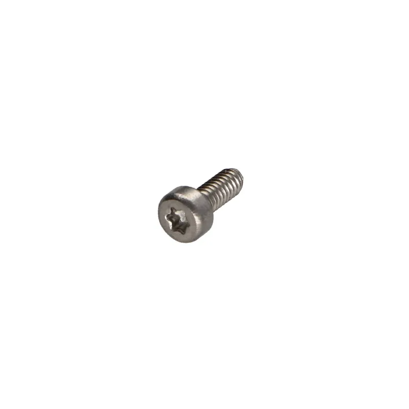 1 x Vis métaux Tête cylindrique TC TORX T8 Inox A2 M2.5X8 Filetage total microvis