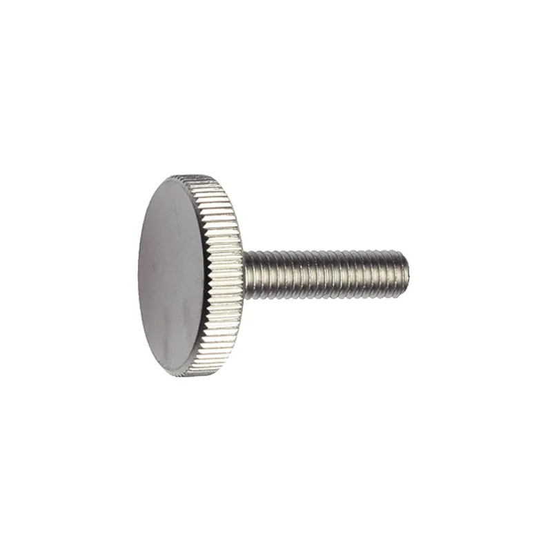 1 x Vis métaux Moletée Basse Inox A1 M5X16