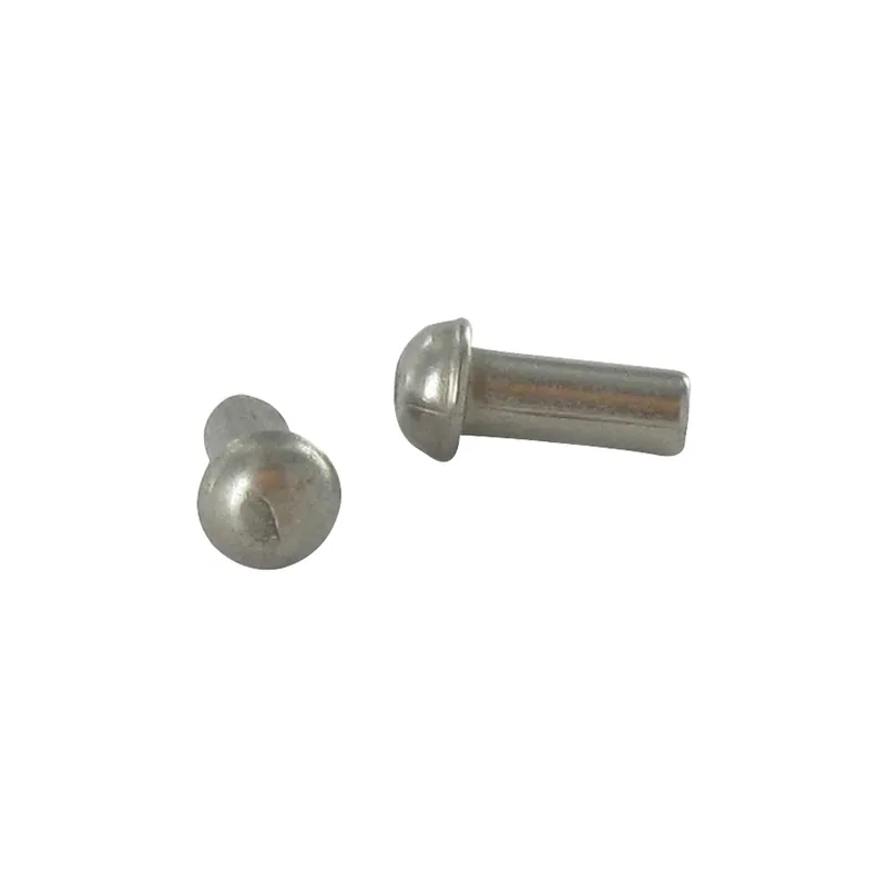1 x Rivet à frapper Tête ronde TR Inox A2 2.5X10