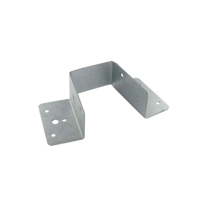 1 x Sabot de charpente Forme U support poutre 46X75 Sendzimir