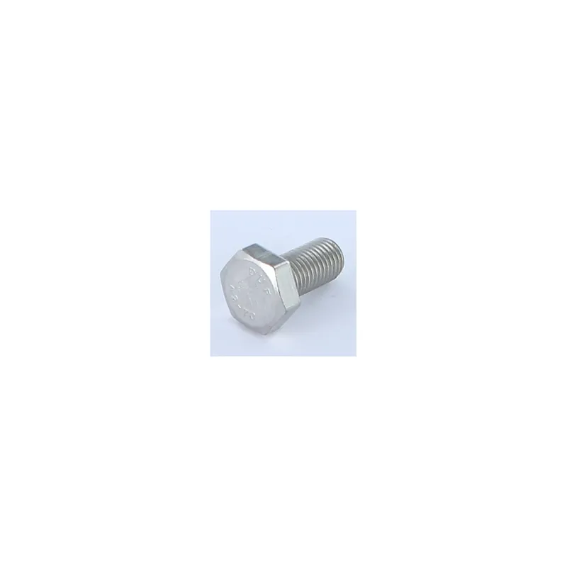 1 x Vis métaux Tête hexagonale TH M10X20 Pas fin Pas de 125 Inox A2
