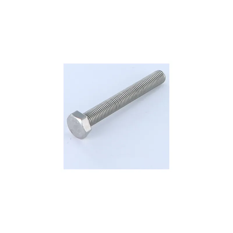 1 x Vis métaux Tête hexagonale TH M8X60 Pas fin Pas de 100 Inox A2
