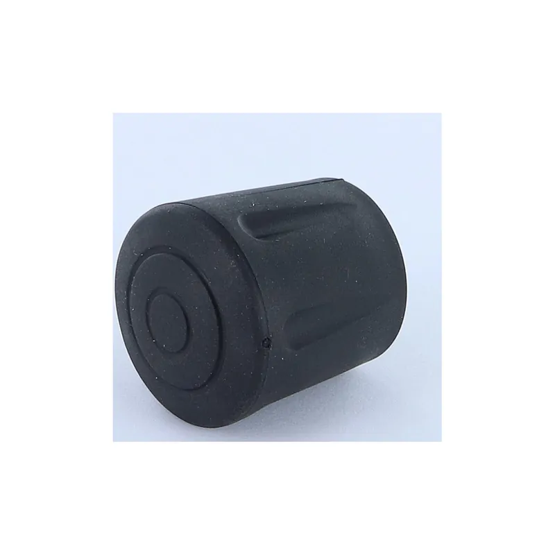 1 x Embout rond envellopant caoutchouc vulcanisé Noir Pour Tube 8 à 9