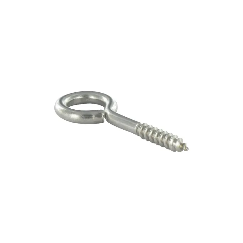 1 x Piton Bois 4X30 Longueur total 48 Oeil 8 Inox A2