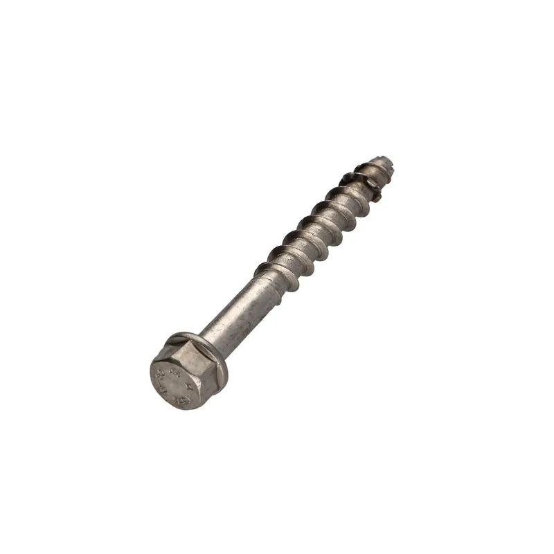 1 x Vis béton Tête hexagonale TH S13 Inox A4 10X70 Filetée sur 5
