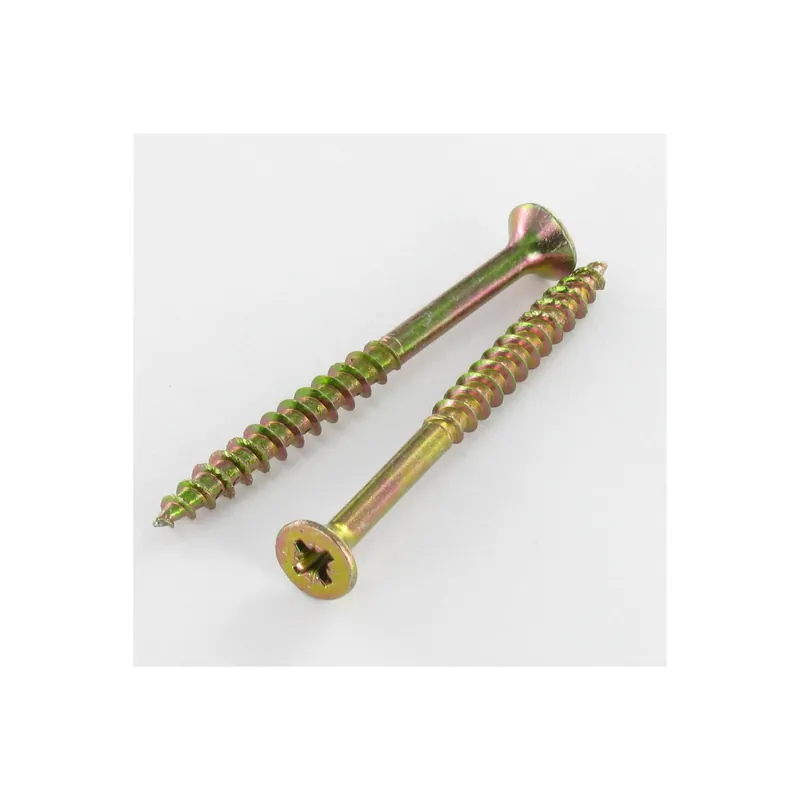 1 x Vis Spax Tête fraisée Pozi N°2 4.5X35 Filetée sur 24 Filetage partiel Bichromaté