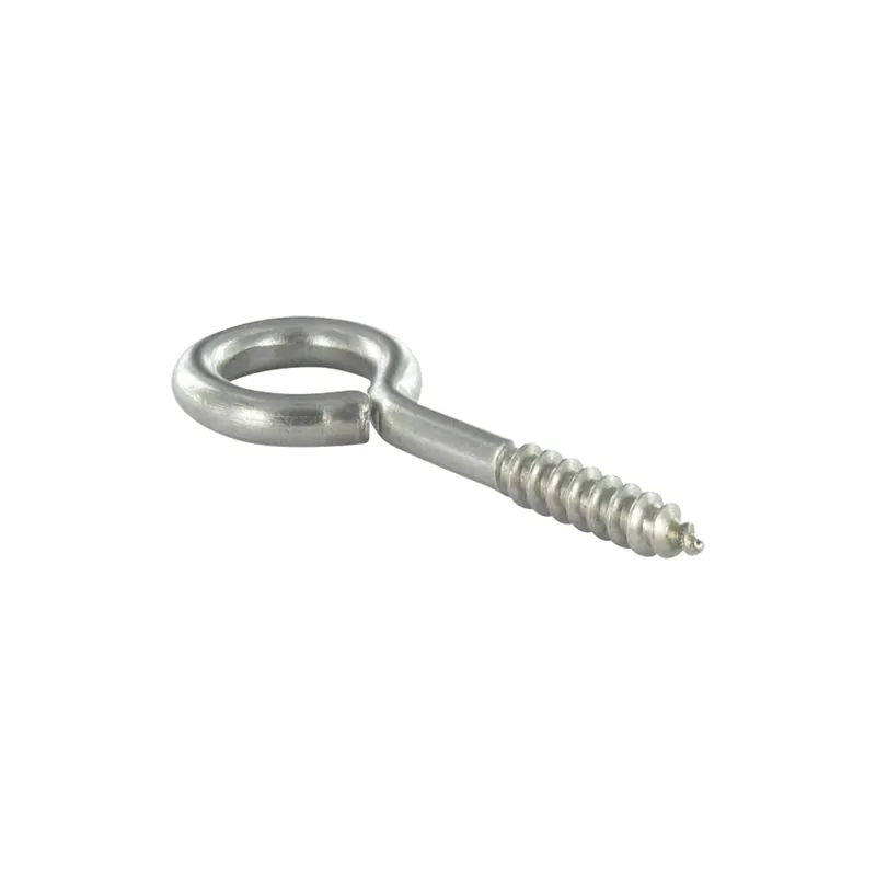 1 x Piton Bois 7X140 Filetée sur 46 Longueur total 173 Oeil 18.5 Inox A2