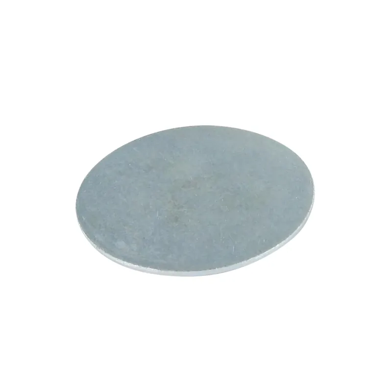 1 x Rondelle / Disque sans trou 20X2 Acier brut