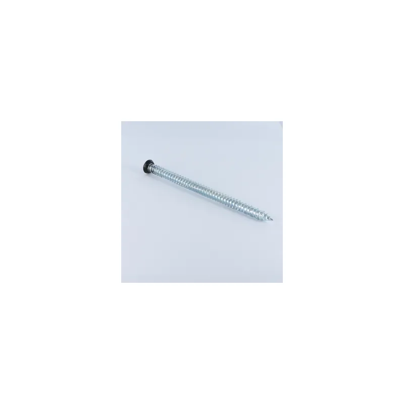 1 x Vis Béton Tête fraisée RED 7.5X120 TORX T30 Acier zingué RAL9005 noir foncé